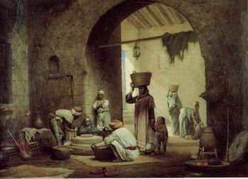 Arab or Arabic people and life. Orientalism oil paintings 169